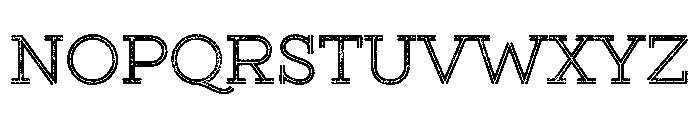 Gist Rough Upright Regular Font UPPERCASE