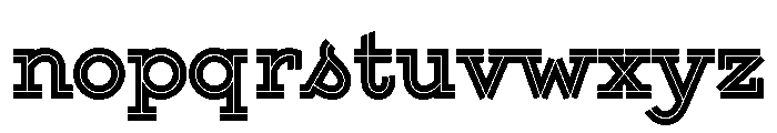 Gist Upright Black Font LOWERCASE