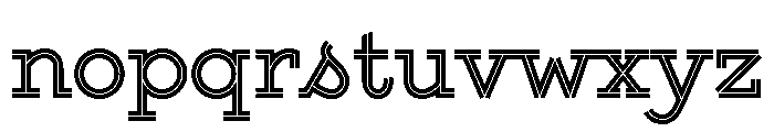 Gist Upright Bold Font LOWERCASE