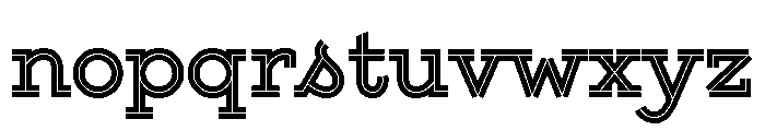Gist Upright Extra Bold Font LOWERCASE