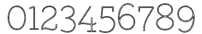 Gist Upright Extra Light Font OTHER CHARS