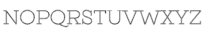 Gist Upright Extra Light Font UPPERCASE