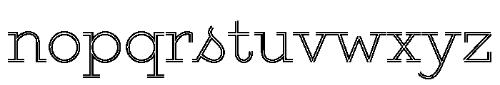 Gist Upright Light Font LOWERCASE
