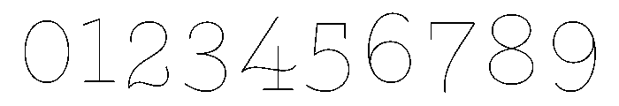 Gist Upright Line Black Font OTHER CHARS