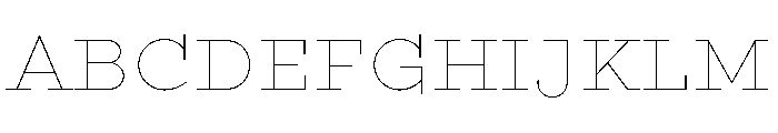 Gist Upright Line Black Font UPPERCASE