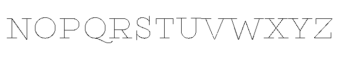 Gist Upright Line Black Font UPPERCASE