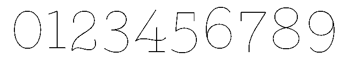 Gist Upright Line Bold Font OTHER CHARS