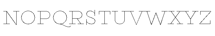 Gist Upright Line Extra Bold Font UPPERCASE