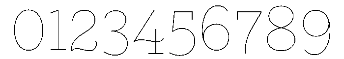 Gist Upright Line Extra Light Font OTHER CHARS