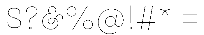 Gist Upright Line Regular Font OTHER CHARS