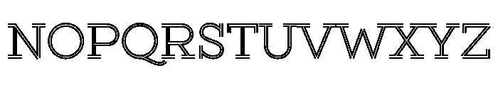 Gist Upright Regular Font UPPERCASE