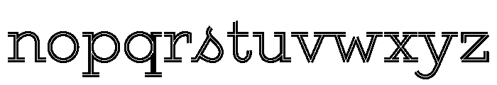 Gist Upright Regular Font LOWERCASE