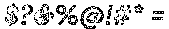 GistX Bold Two Font OTHER CHARS