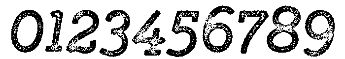 GistX Lo Res Bold Two Font OTHER CHARS