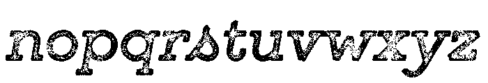 GistX Lo Res Bold Two Font LOWERCASE