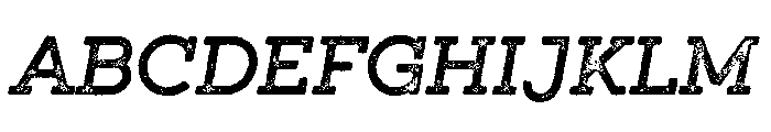 GistX Lo Res Bold Font UPPERCASE