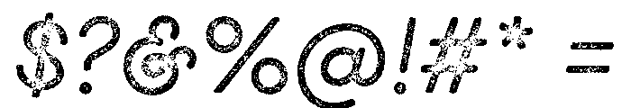 GistX Lo Res Light Two Font OTHER CHARS