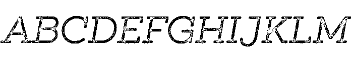 GistX Lo Res Light Two Font UPPERCASE