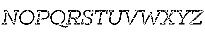 GistX Lo Res Light Two Font UPPERCASE