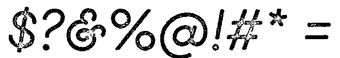 GistX Lo Res Light Font OTHER CHARS