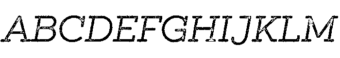 GistX Lo Res Light Font UPPERCASE