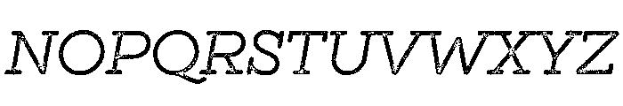 GistX Lo Res Light Font UPPERCASE