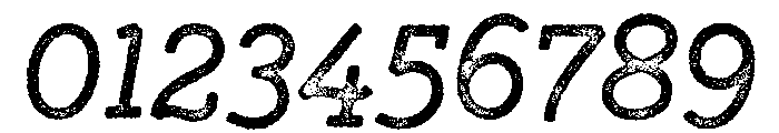GistX Lo Res Regular Font OTHER CHARS
