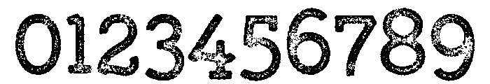 GistX Lo Res Upright Bold Two Font OTHER CHARS