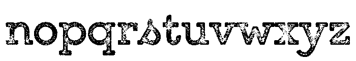 GistX Lo Res Upright Bold Two Font LOWERCASE