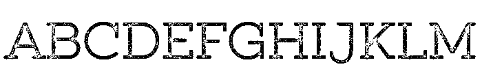 GistX Lo Res Upright Light Two Font UPPERCASE