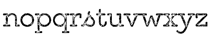 GistX Lo Res Upright Light Two Font LOWERCASE