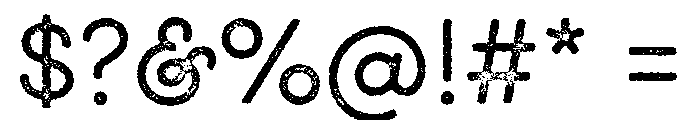 GistX Lo Res Upright Light Font OTHER CHARS