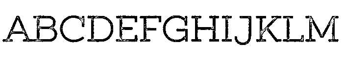 GistX Lo Res Upright Light Font UPPERCASE