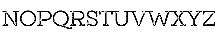 GistX Lo Res Upright Light Font UPPERCASE