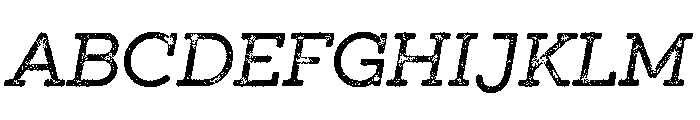 GistX Regular Font UPPERCASE