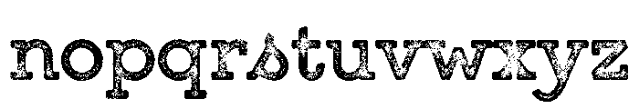 GistX Upright Bold Two Font LOWERCASE
