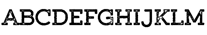 GistX Upright Bold Font UPPERCASE