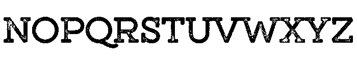 GistX Upright Bold Font UPPERCASE