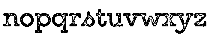 GistX Upright Bold Font LOWERCASE