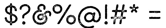 GistX Upright Light Font OTHER CHARS