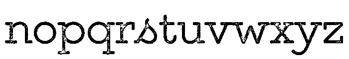 GistX Upright Light Font LOWERCASE