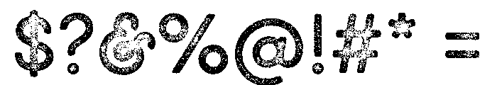GistX Upright Regular Two Font OTHER CHARS