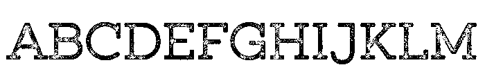 GistX Upright Regular Two Font UPPERCASE
