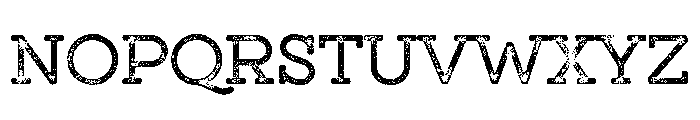 GistX Upright Regular Two Font UPPERCASE