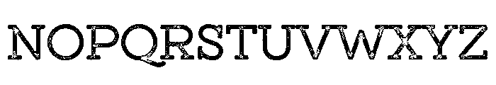 GistX Upright Regular Font UPPERCASE