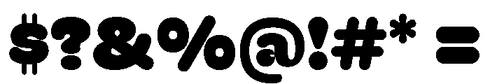 Glammo Heavy Font OTHER CHARS