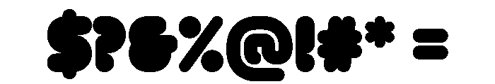 Glammo Regular Font OTHER CHARS
