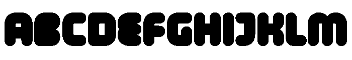 Glammo Regular Font UPPERCASE