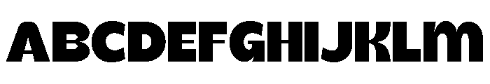 GLAVOS-Regular Font UPPERCASE