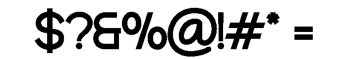 GLEPHA Regular Font OTHER CHARS